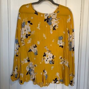 Old Navy hello floral peplum blouse